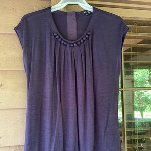 Women top size S (fits S and M) purple - brand Theory - feminine